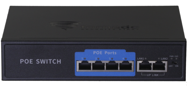 TORNADO PoE switch 4port+2
