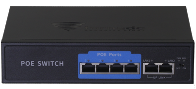 TORNADO PoE switch 4port+2