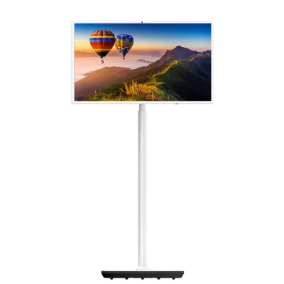 Avetron 32" 4K UHD Smart Touch Display, Android 14, 8GB RAM, 64GB ROM, Built-in Camera, USB-C, Google EDLA Certified, Portable All-in-One Screen, Plastic Body
