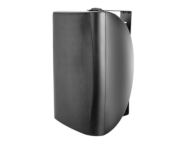 CMX 6.5" 2-Way Wall Mount Speaker, 40-20-10W 100V &amp; 8  Ohm, 100V, ABS, black