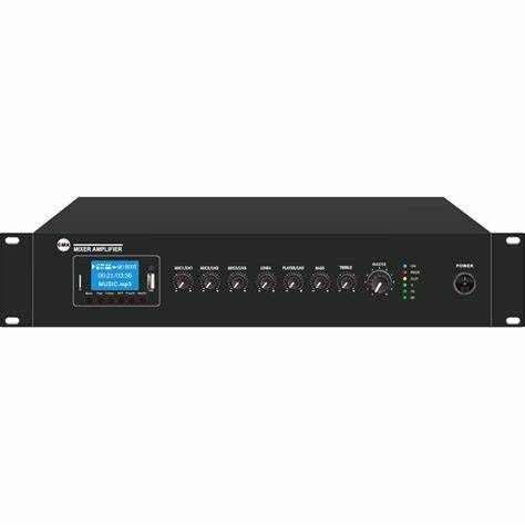 CMX 500W 19" Mixer Amp with USB/Bluetooth/ FM, 3 Mic, 2 Aux, 70V/100V/4-16 Ohm.