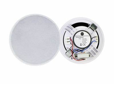 CMX 6.5" Frameless Ceiling Speaker 6W/3W 100V – Quick-Mount, Full-Range Driver for Background Music &amp; Commercial Audio Systems