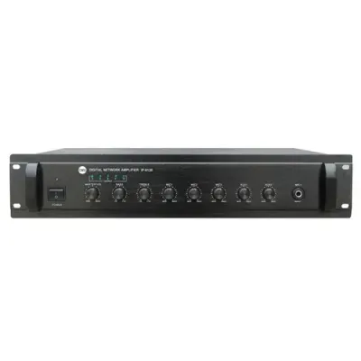 CMX 19" IP Amplifier, 120W,100V &amp; 4-16 Ohm, with streaming and decoder, with 3 mic inputs and 2 line inputs