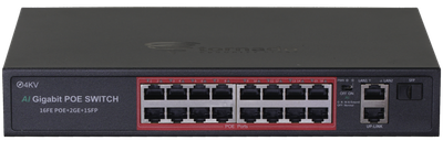 TORNADO PoE SWITCH 16+2+1 PORT