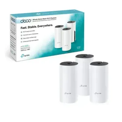 TP-Link Deco M4 AC1200 Whole Home Mesh Wi-Fi System 3-Pack