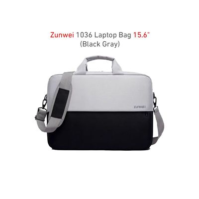 Zunwei 1036 Laptop Bag 15.6 (Black Gray)
