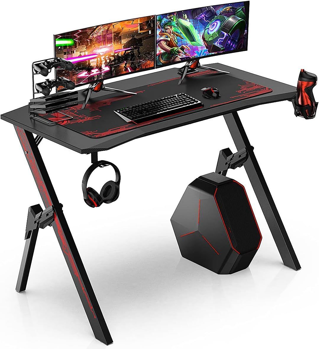 طاولة ألعاب RGB بقياس 120 * 73 * 63 سم - تصميم مثالي لأداء فائق