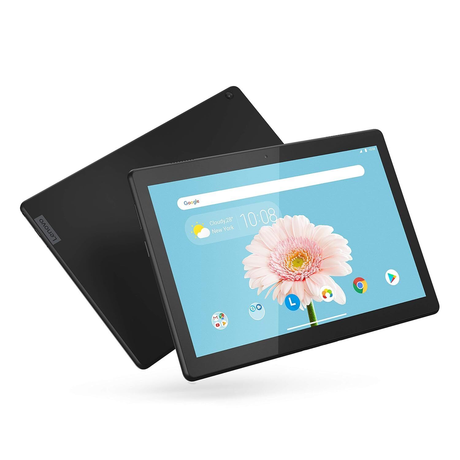 Lenovo Tab M10 HD Tablet (10.1-inch, 2GB, 32GB, Wi-Fi + 4G LTE, Volte Calling), Slate Black + Cover