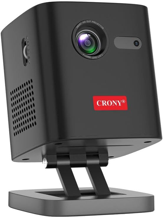 CRONY C1000 3D upright Projector with BT speaker 1080p Wifi Smart Led Dlp Video Projector With Battery