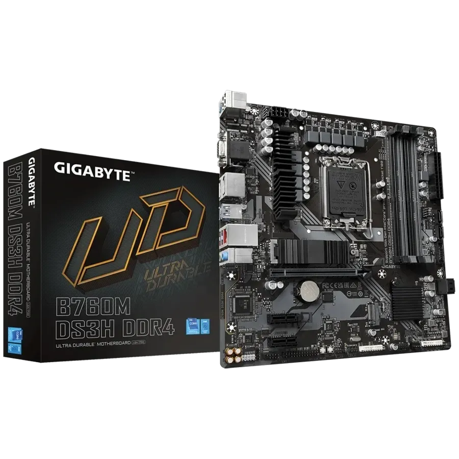 GIGABYTE  B760M DS3H DDR4 MotherBoard