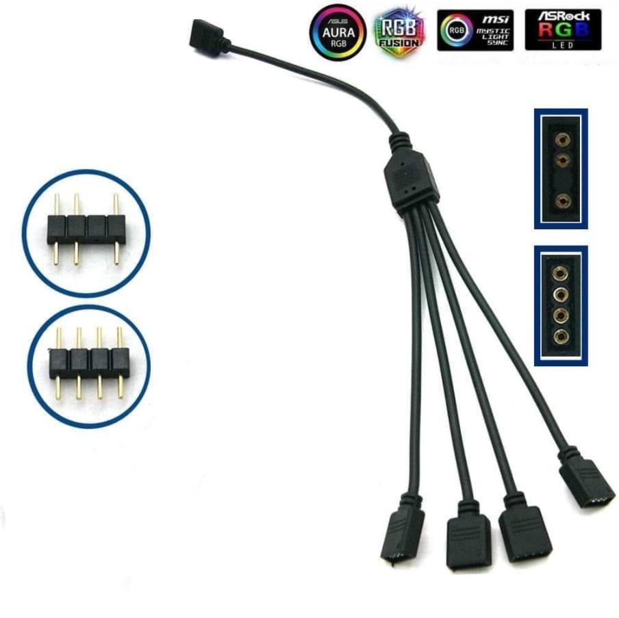 RGB Splitter Cable12v 4 pin RGB splitter cable