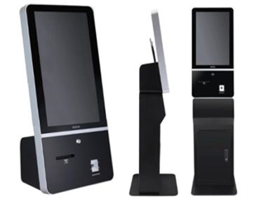 Sam4s Touch Screen Cashless POS Fast Food Self Service Order Payment Terminal Kiosk Floor Stand Machine