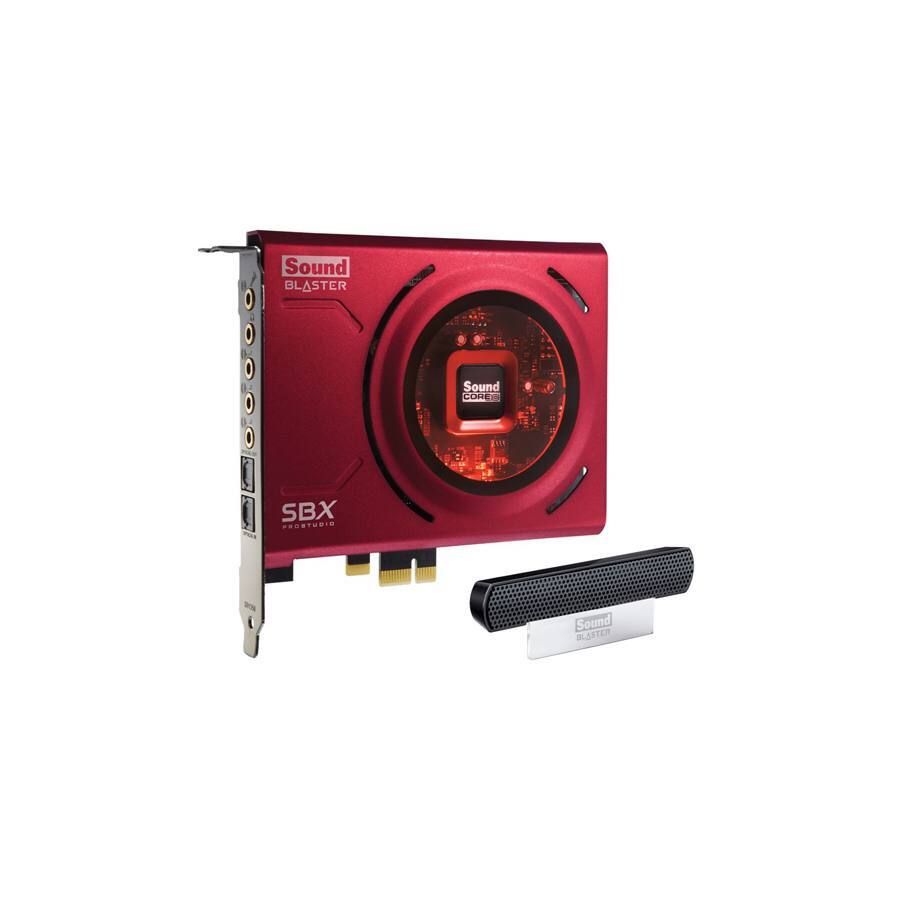 Creative Sound Blaster Z SE Internal PCI-e Gaming Sound Card and DAC, 24-bit / 192 kHz, 116 dB SNR, ASIO, 600Ω Headphones Amp, Mic EQ, Discrete 5.1 / Virtual 7.1, Supports Dolby Digital Live, DTS