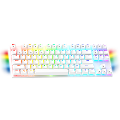 Fantech MAXFIT87 TKL Mechanial Keybaord Hot-Swappable RGB Backlit Computer Keyboard