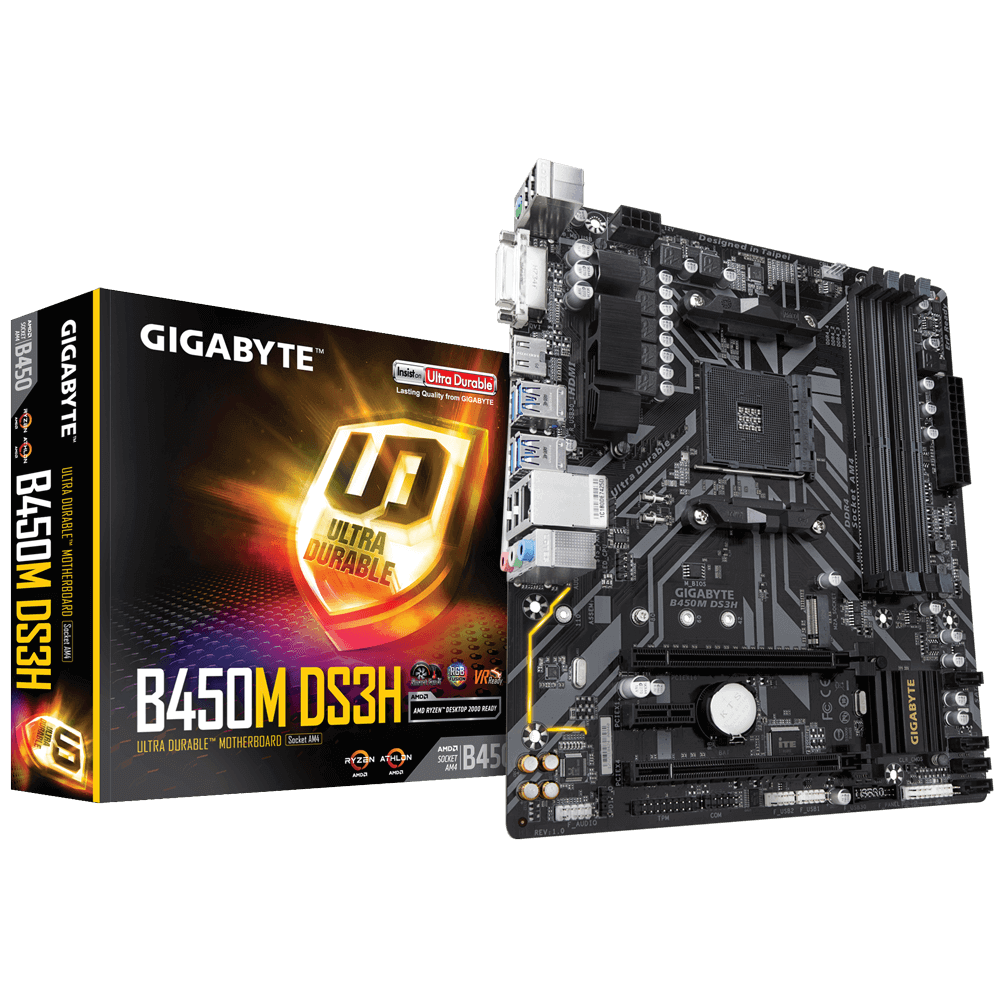 GIGABYTE B450M DS3H MotherBoard