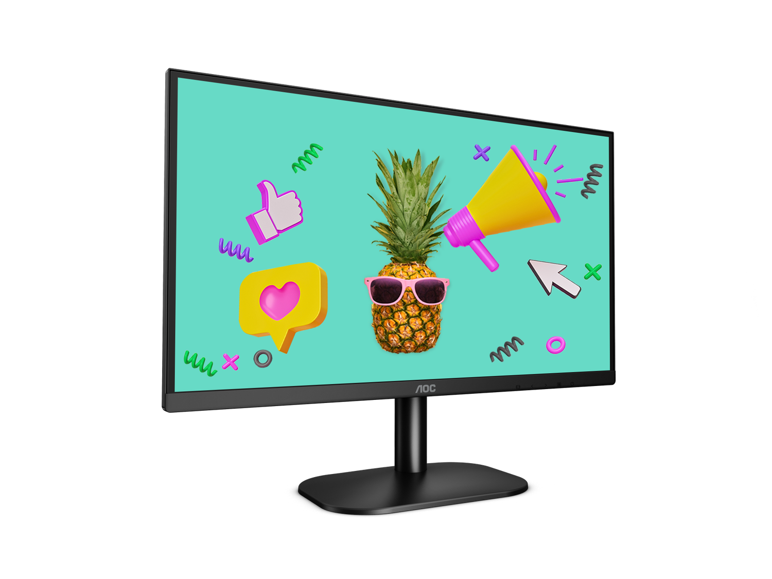 LED AOC 27B2HM/89 / 27''FHD / FLAT / IPS / 8MS / 75HZ / HDMI - VGA