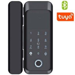 K668 Tuya App Smart Fingerprint Glass door Lock