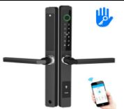 3SiLock Sliding Smart Lock PW FP Black color