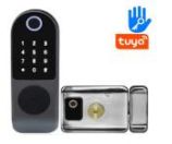 3SiFingerDT Waterproof Smart RIM Lock For Outside Door - Tuya