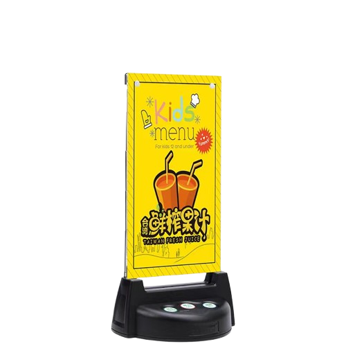 زر نداء مع ستاند منيو