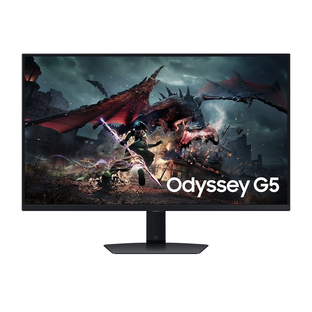 SAMSUNG 32″ Odyssey G5 DG502E 180Hz 1ms 2K IPS HDR400 Rotatable Gaming Monitor, 32G5