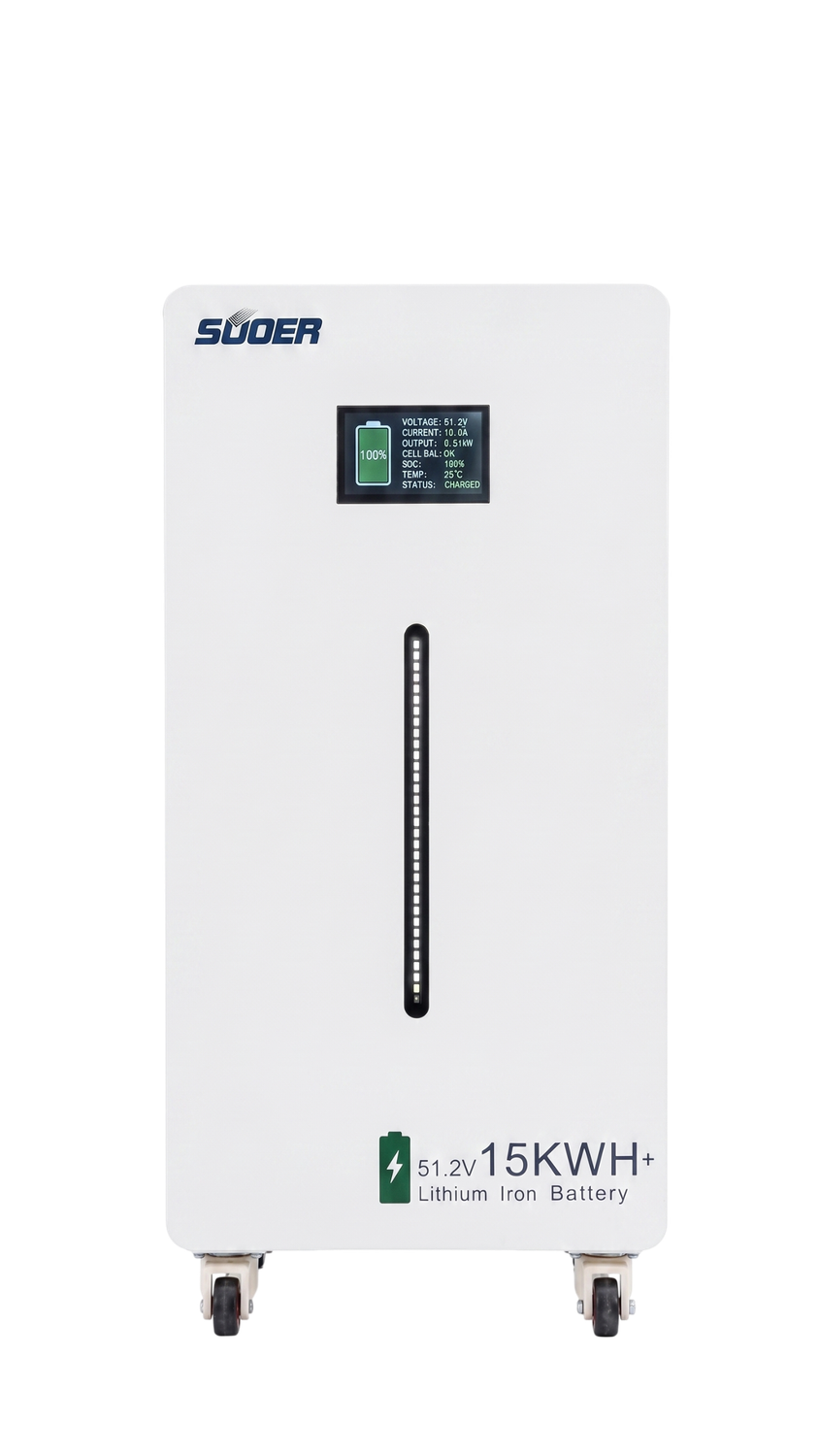 Suoer lifepo4 battery floor mount 15K