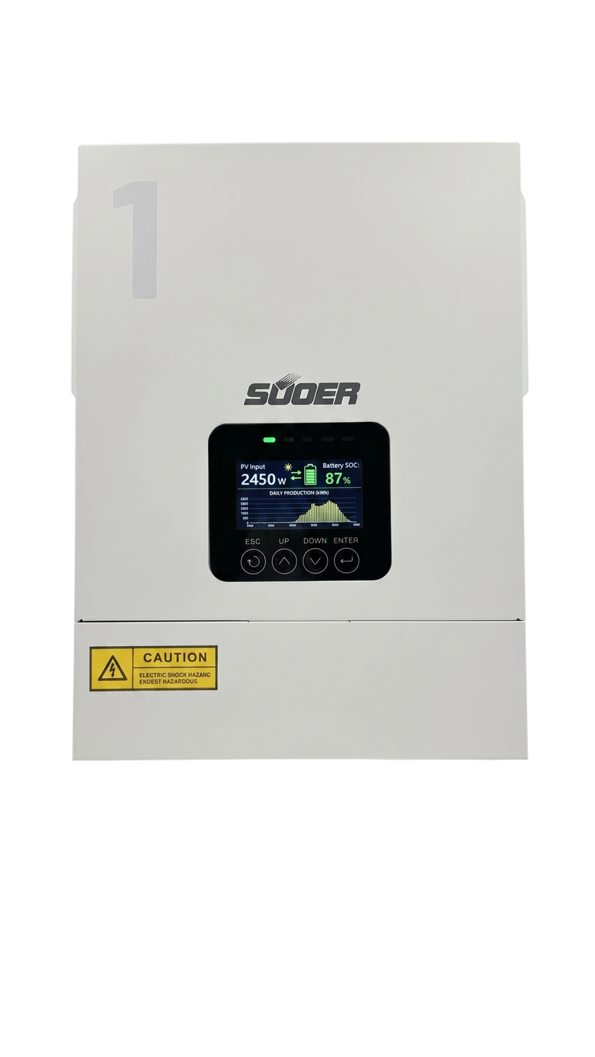 Suoer MPPT Hybrid Solar Inverter VMS-V-1k-12V 1kw