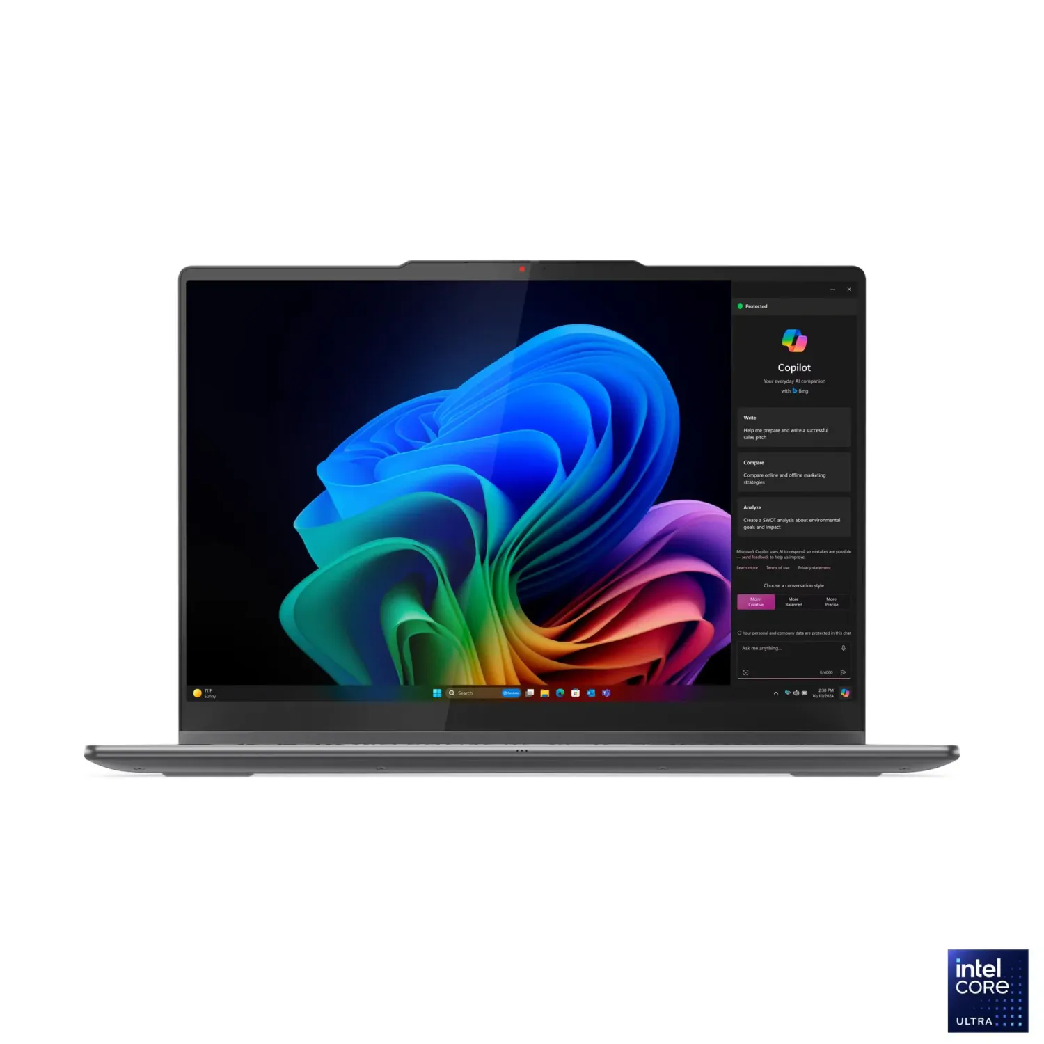 Lenovo Yoga 7 2-in-1 14ILL10 83JQ00B1AX - 14" WUXGA OLED 60Hz Touch Screen - Intel Core Ultra 7 256V 16GB RAM - 512GB SSD - Shared - WIN 11 PRO K