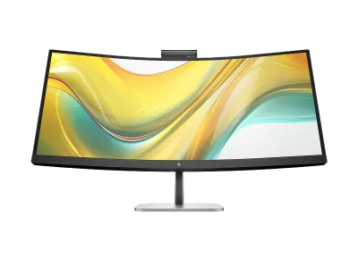 HP Series 5 Pro 34” WQHD VA USB-C Conferencing Monitor 534PM – UltraWide 21:9 Display, 5MP Webcam, Built-in Speakers &amp; Mic, 100W USB-C Docking, KVM Switch, 100Hz Refresh Rate for Work &amp; Video Meetings