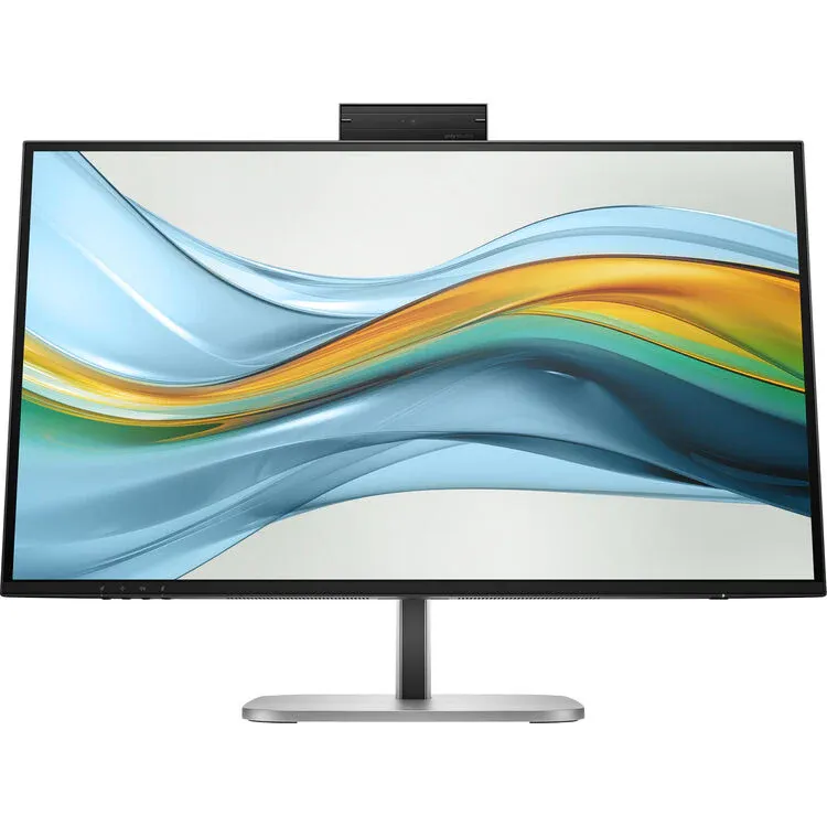 HP 27" QHD IPS Monitor, 100Hz, USB-C 100W, HDMI/DP, RJ45, Built-in 5MP IR Webcam, Speakers &amp; Mics, Ambient Light Sensor, USB 3.2 Hub with KVM