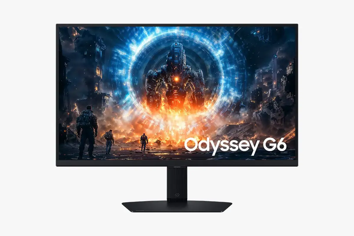 Samsung Odyssey G6 G60F 27″ QHD 350Hz Gaming Monitor – 1 ms, G-SYNC Compatible, HDR True