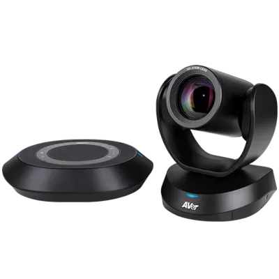 AVer VC520 Pro3 PTZ Camera &amp; Speakerphone System – 36X Zoom, HDMI/USB/IP, Smart AI Framing, Expansion Mic Support – 1080p Full HD Video