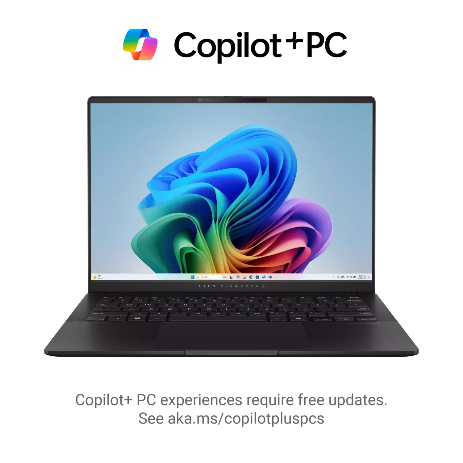 ASUS VivoBook S14 S5406SA-PP073W 14" 3K OLED Laptop Core Ultra 7 256V - 16GB RAM - 1TB SSD - Shared - WIN 11 (Neutral Black)