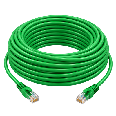 Cat6 RJ45 Ethernet Patch Cord – 15m – Green