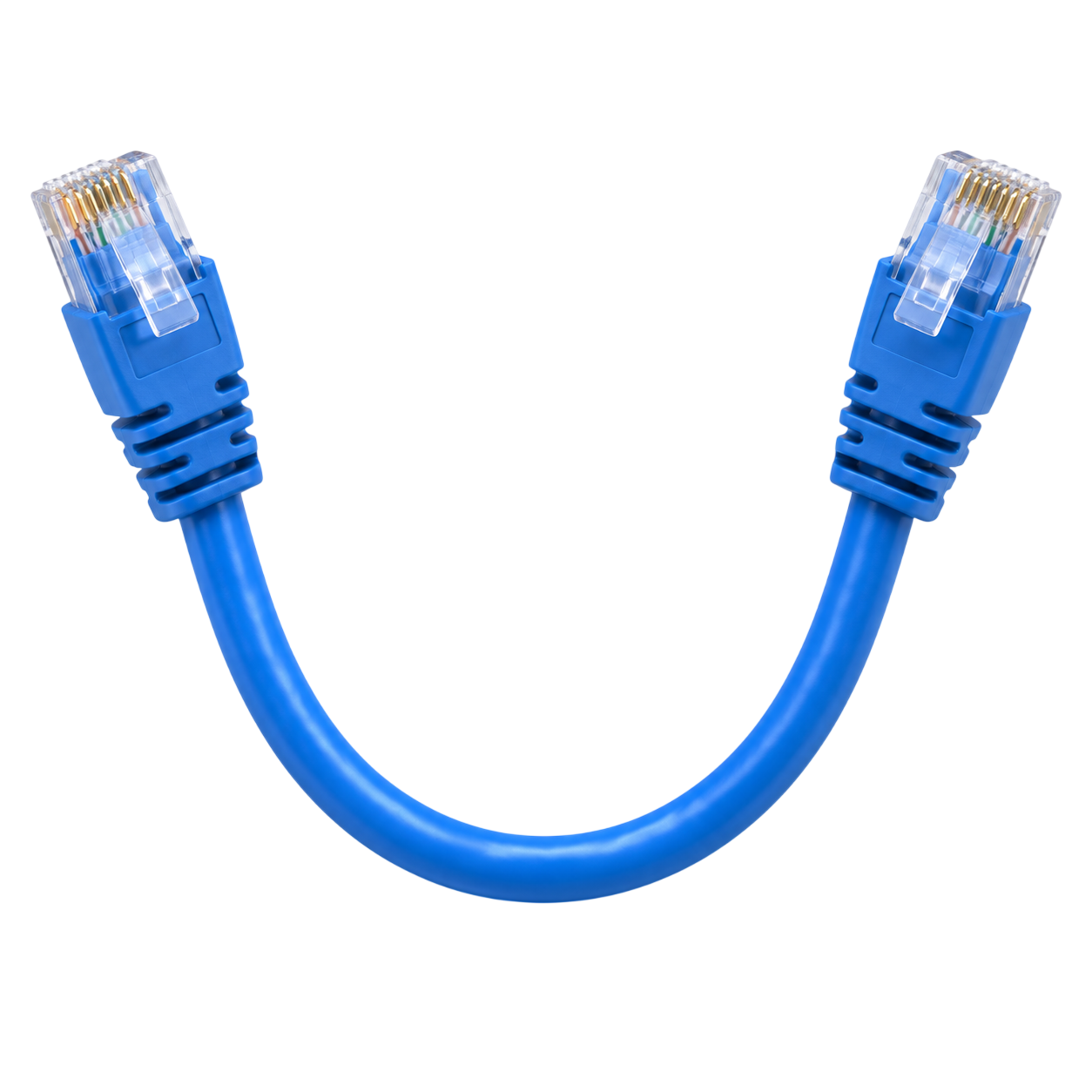 AICO Cat6+ RJ45 Ethernet Patch Cord – 0.2cm – Blue