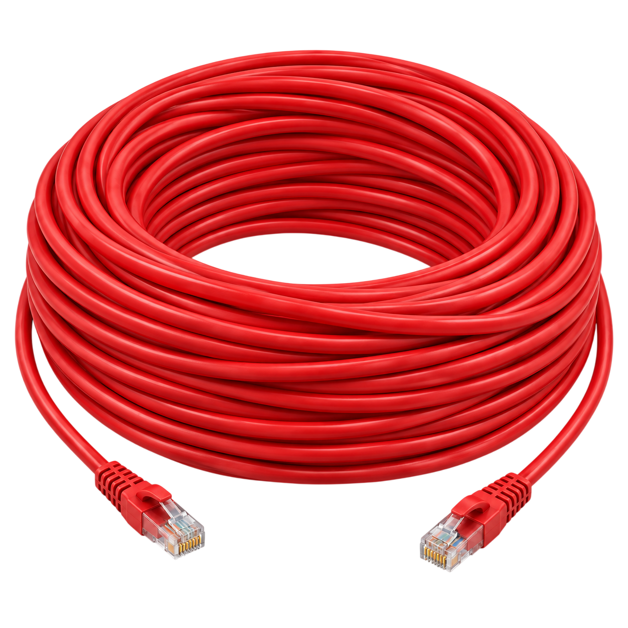 Cat6 RJ45 Ethernet Patch Cord – 20m – Red