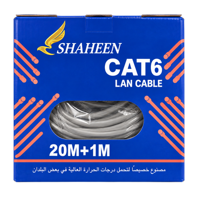 Shaheen CAT6 LAN Cable 20M indoor