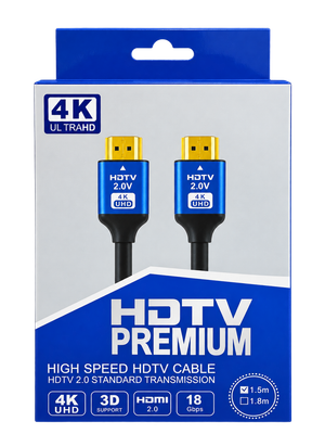 HDTV Premium High Speed HDMI 2.0 Cable – 1.5m – 4K UHD