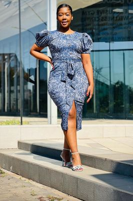 The Stretchy Denim Dress