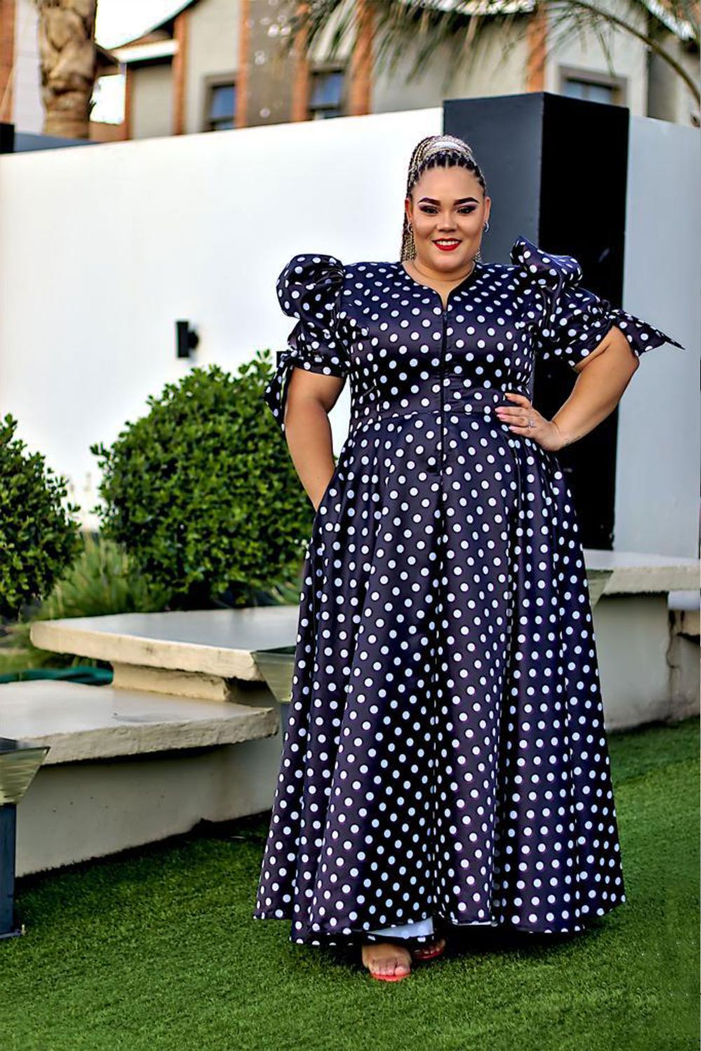 The Black Polka Dress