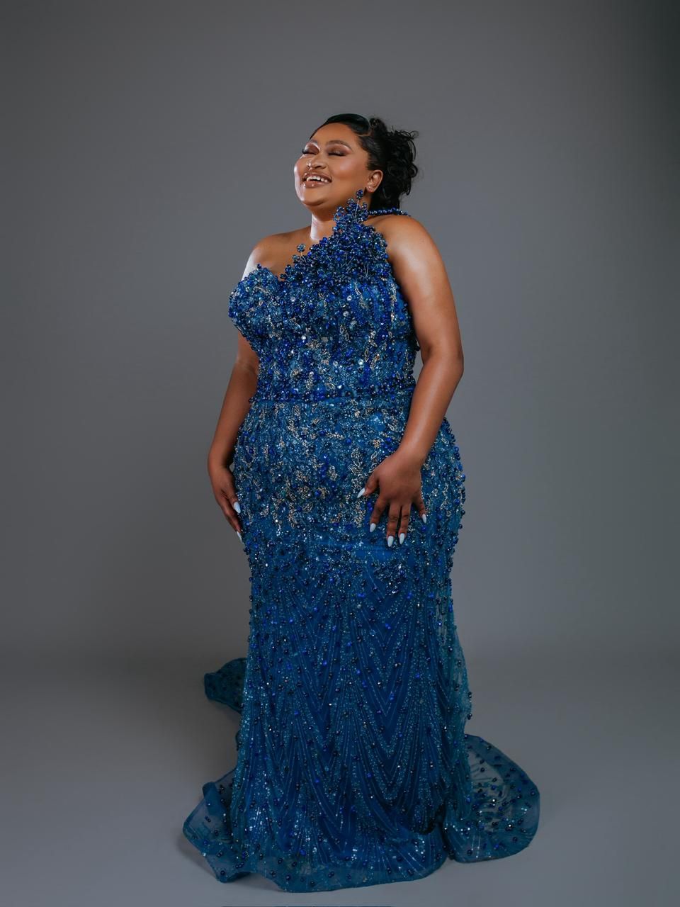 The Sapphire Sovereign Gown The Sapphire Sovereign Gown