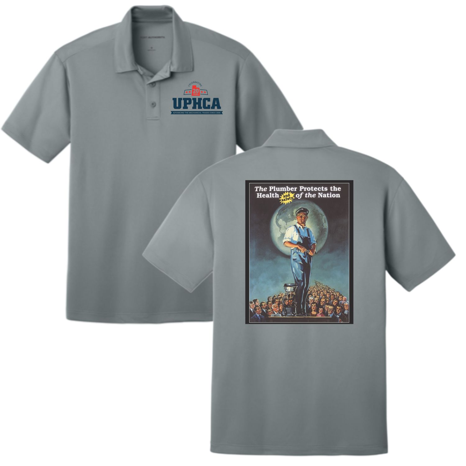 Plumber Projects Collared Polo Shirt