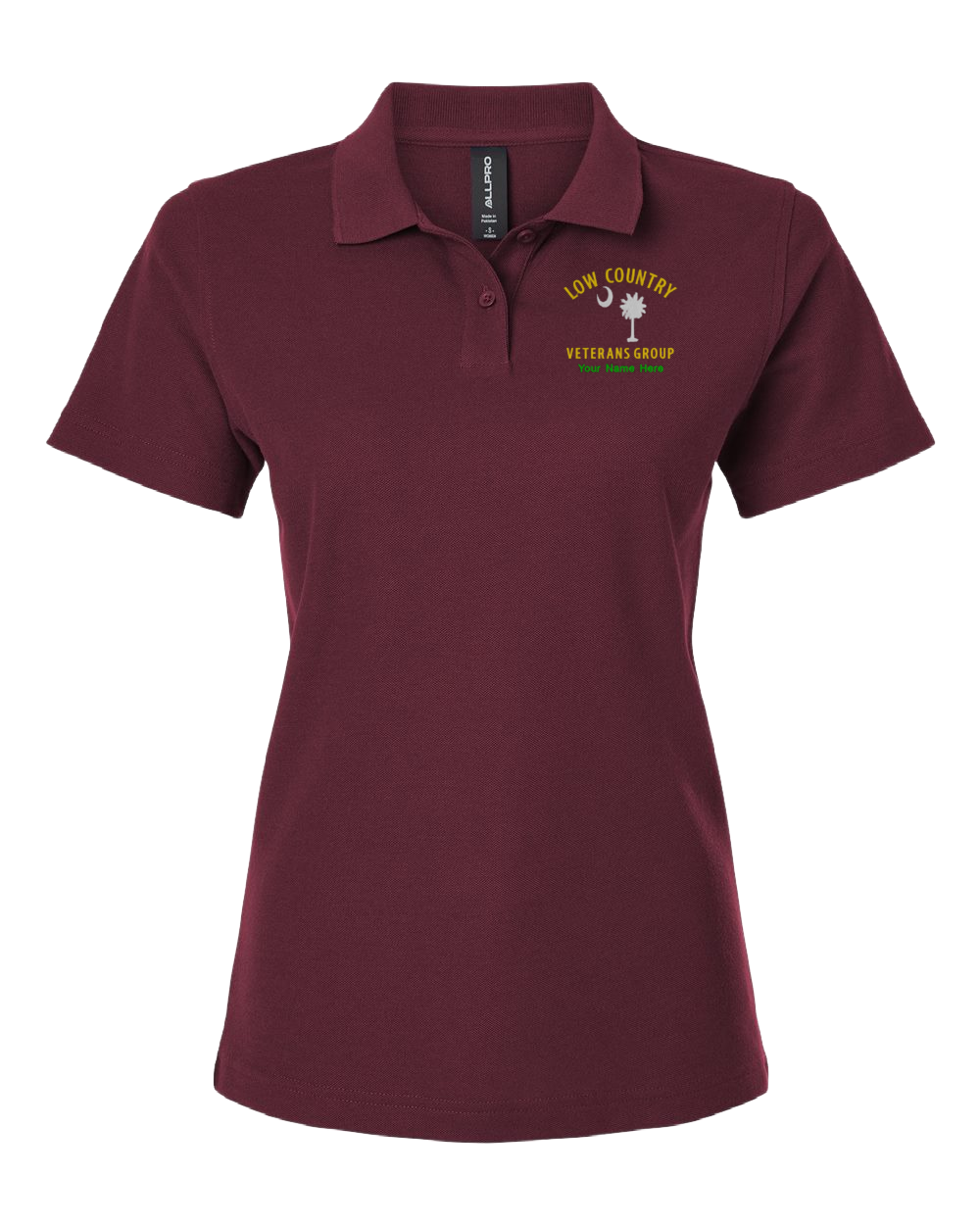 WOMEN'S VETERANS PRESENCE UNIFORM  POLO SHIRT