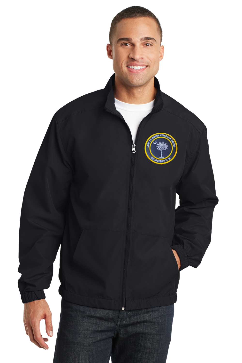 LCVG WINDBREAKER WITH ORGANIZATION PATCH