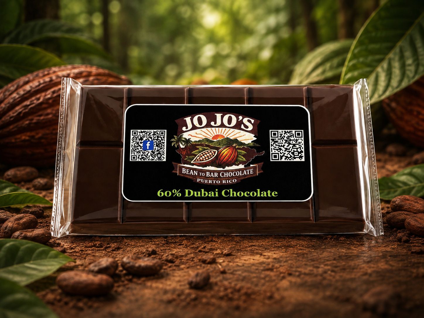 NEW CREATION - Dubai Pistachio Chocolate Bar - 7 oz