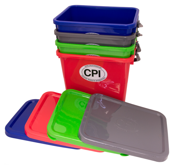 Bucket 3.5 gallon - fits 11" pads &amp; cloth