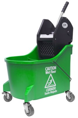 Bucket DUO cavity 9.5 gallon with Downpress Wringer