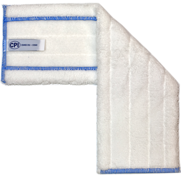 Microfiber SNOW HOOK &amp; LOOP Flat Mop - 18"