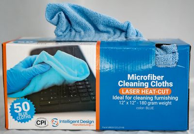 Microfiber Cloth in a BOX 12x12" - 180gsm