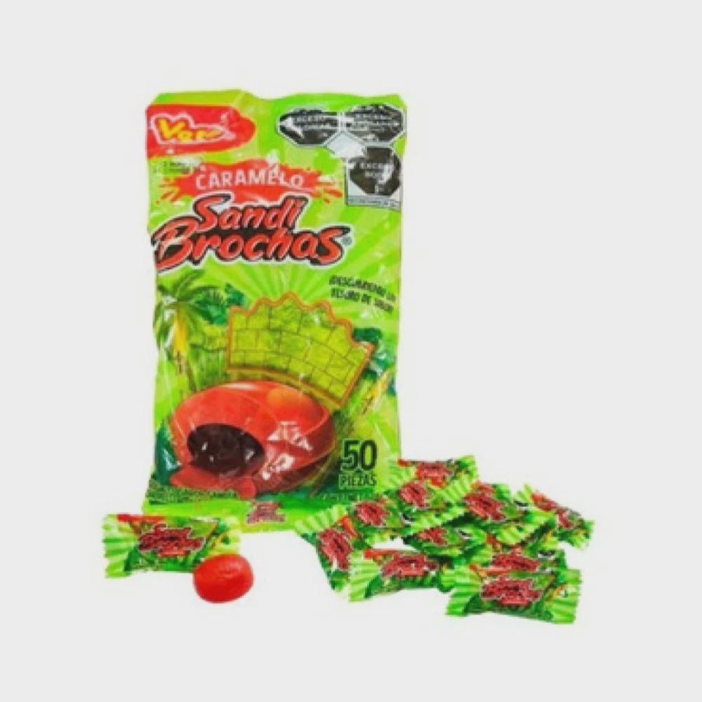 Sandi Brochas Caramelo